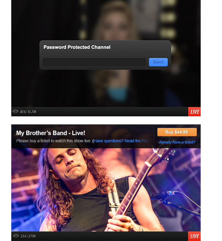 diffusion live d'evenements en direct